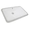 Nantucket Sinks 23.5 Inch Rectangular Undermount Ceramic Vanity Sink in White UM-2112-W - alternate 1